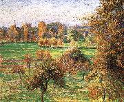 Camille Pissarro Autumn morning, a large walnut oil on canvas